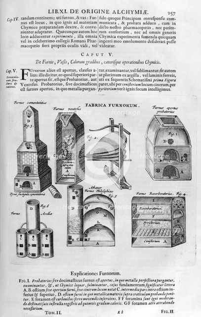 Furnaces, 1678. Artist: Athanasius Kircher