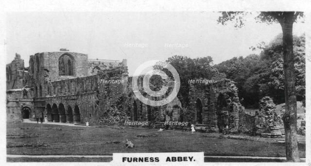Furness Abbey, Cumbria, c1920s. Artist: Unknown