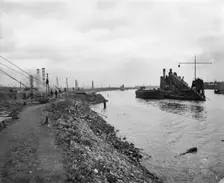 Furness Shipbuilding Yard, Billingham, Stockton-on-Tees, November 1918. Artist: H Bedford Lemere