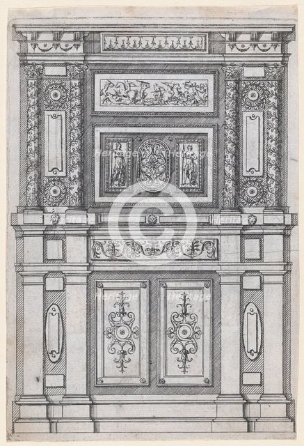 Furniture Design, 1530-85. Creator: Jacques Androuet Du Cerceau.