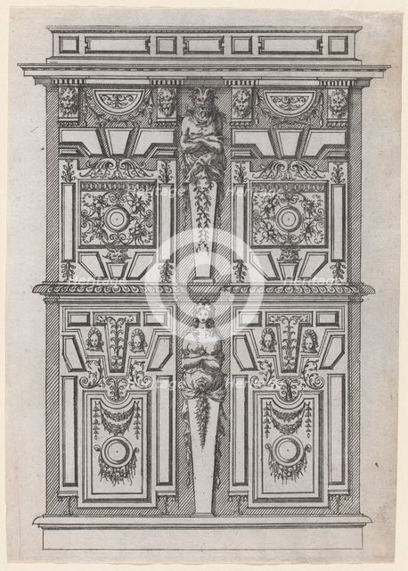 Furniture Design, 1530-85. Creator: Jacques Androuet Du Cerceau.