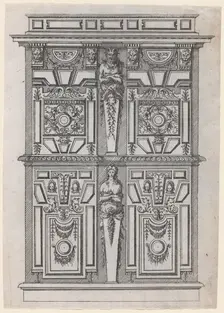 Furniture Design, 1530-85. Creator: Jacques Androuet Du Cerceau