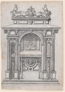 Furniture Design, 1565-70. Creator: Jacques Androuet Du Cerceau