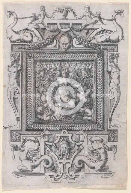 Furniture Design, 1565-70. Creator: Jacques Androuet Du Cerceau.
