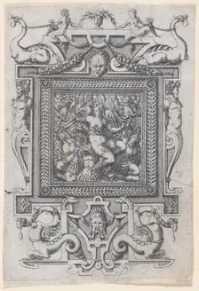 Furniture Design, 1565-70. Creator: Jacques Androuet Du Cerceau