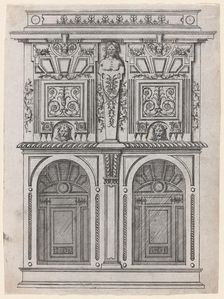 Furniture Design, 1565-70. Creator: Jacques Androuet Du Cerceau