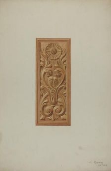 Furniture Panel, c. 1939. Creator: Albert Ryder