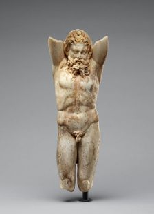 Furniture Support Shaped as a Hanging Marsyas, A.D. 100-200. Creator: Unknown