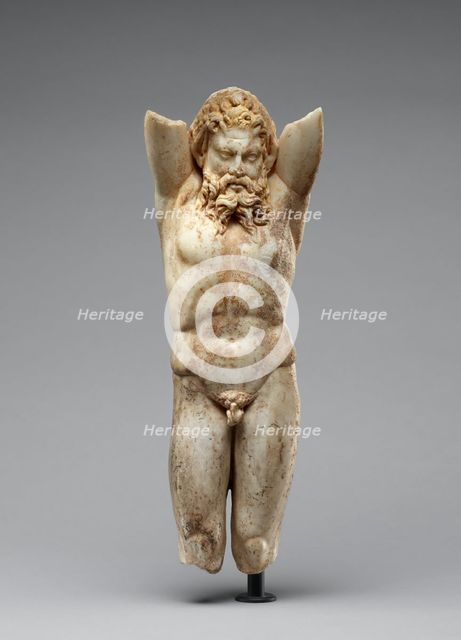 Furniture Support Shaped as a Hanging Marsyas, A.D. 100-200. Creator: Unknown.