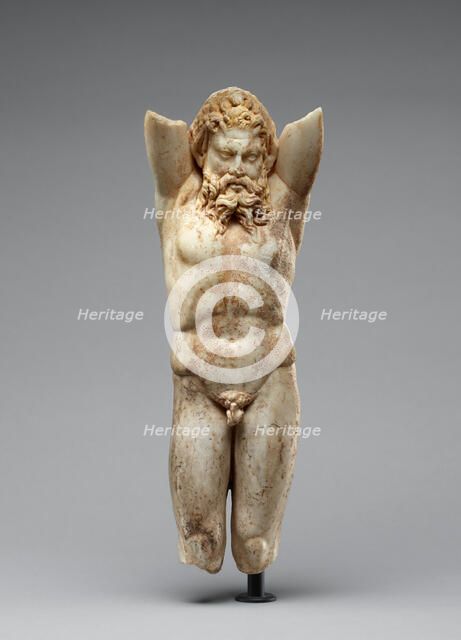 Furniture Support Shaped as a Hanging Marsyas, A.D. 100-200. Creator: Unknown.