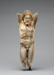 Furniture Support Shaped as a Hanging Marsyas, A.D. 100-200. Creator: Unknown