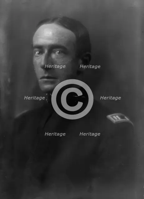 Furnival, Richard, Captain, portrait photograph, 1912 or 1913. Creator: Arnold Genthe.