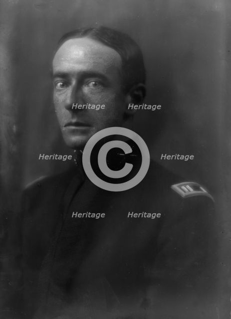 Furnival, Richard, Captain, portrait photograph, 1912 or 1913. Creator: Arnold Genthe.