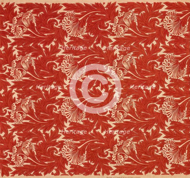 Furning Fabric; "Marigold", about 1875. Creator: William Morris.