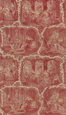 Furnishing Fabric, France, 1827/40. Creator: Unknown