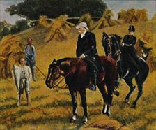 'Fürst Bismarck 1815-1898 als Gutsherr. - Gemälde von Marz 1934. Creator: Unknown