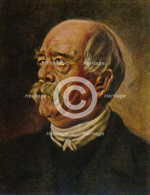 'Fürst Bismarck 1815-1898. "der eiserne Kanzler" Gemälde von P. Krom', 1934. Creator: Unknown.