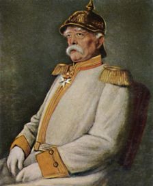 'Fürst Bismarck 1815-1898. - Gemälde von Lenbach 1934. Creator: Unknown