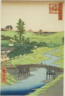Furukawa River, Hiroo (Hiroo Furukawa), from the series "One Hundred Famous...", 1856. Creator: Ando Hiroshige