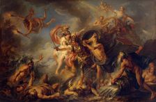 Fury of Achilles, 1737. Creator: Charles-Antoine Coypel