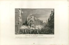 Fusillade in the Faubourg St. Antoine, 28 April 1789, 1802. Creator: Niquet, Claude (1770-1831)