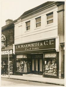 FW Woolworth and Company Limited, Castle Street, Hinckley, Leicestershire, 1934. Creator: FW Woolworth and Company