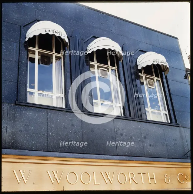 FW Woolworth and Co Ltd, 8-9 Bridge Street, Stratford-upon-Avon, Warwickshire, 1970s-1980s. Creator: Nicholas Anthony John Philpot.