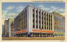 FW Woolworth Company store, Minneapolis, Minnesota, USA, 1937