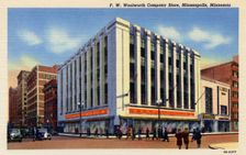 FW Woolworth Company Store, Minneapolis, Minnesota, USA, 1940