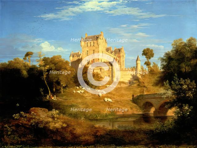 Fyvie Castle, 1828. Creator: James William Giles.