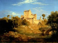Fyvie Castle, 1828. Creator: James William Giles
