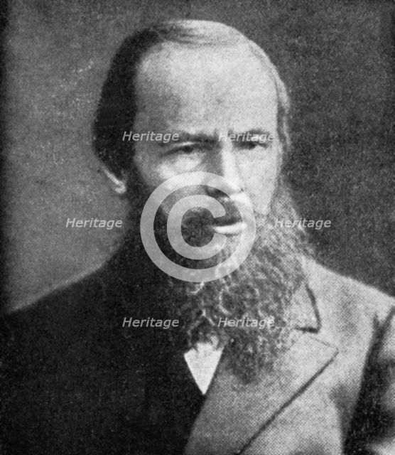 Fyodor Dostoevsky (1821-1881), Russian novelist, early 20th century. Artist: Unknown