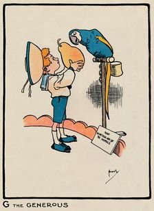 G the Generous 1903. Artist: John Hassall