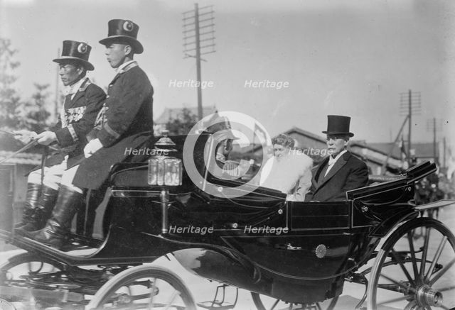 G.W. Guthrie & wife, Tokyo, 1916. Creator: Bain News Service.