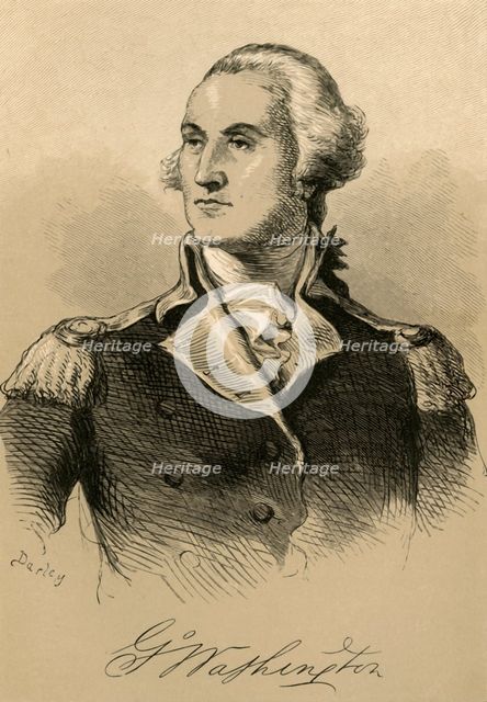 'G. Washington', (1877). Creator: Felix Octavius Carr Darley.