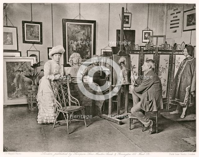 G.A. Storey, R.A., c1884. Creator: Joseph Parkin Mayall.