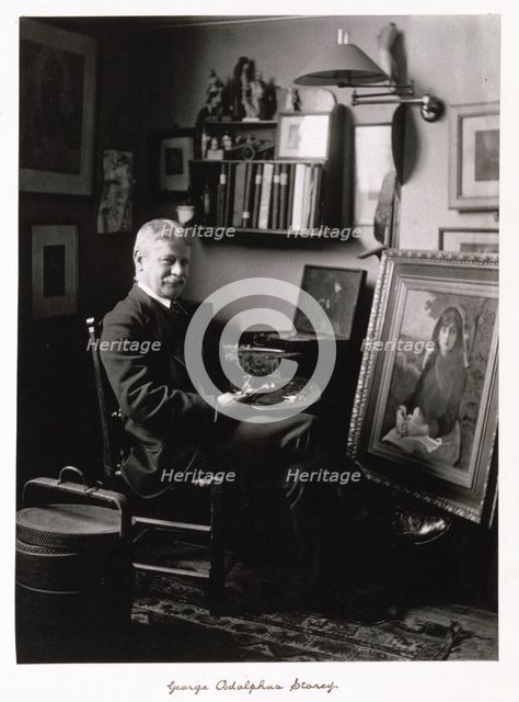G.A. Storey, RA, c1889-1891. Creator: Ralph W Robinson.