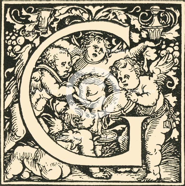 'G - An Alphabet by Hans Weiditz', c1520-1521, (1908).  Creator: Hans Weiditz.