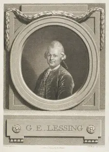 G.E. Lessing, n.d. Creator: Johann Friedrich Bause