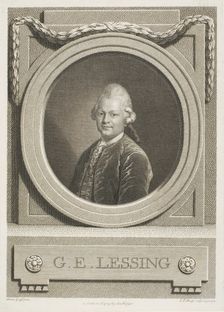G.E. Lessing, n.d. Creator: Johann Friedrich Bause