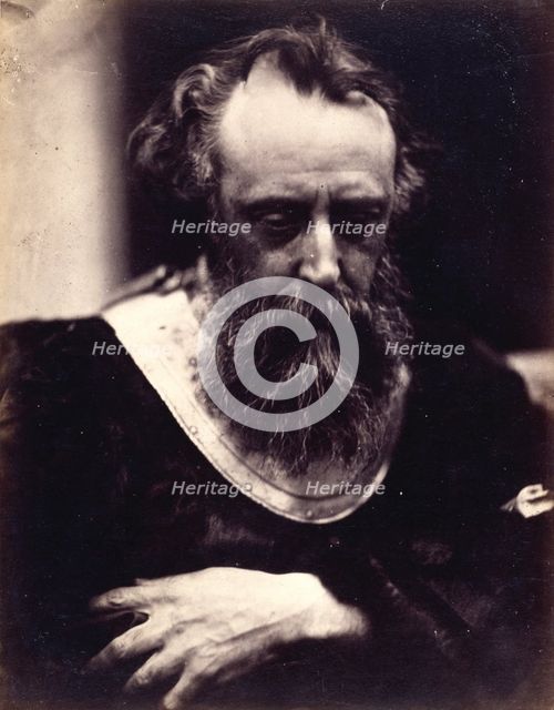 G.F. Watts, O.M. RA (1817-1904), c1860s. Creator: David Wilkie Wynfield.