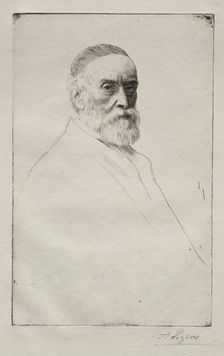 G. F. Watts. Creator: Alphonse Legros (French, 1837-1911)