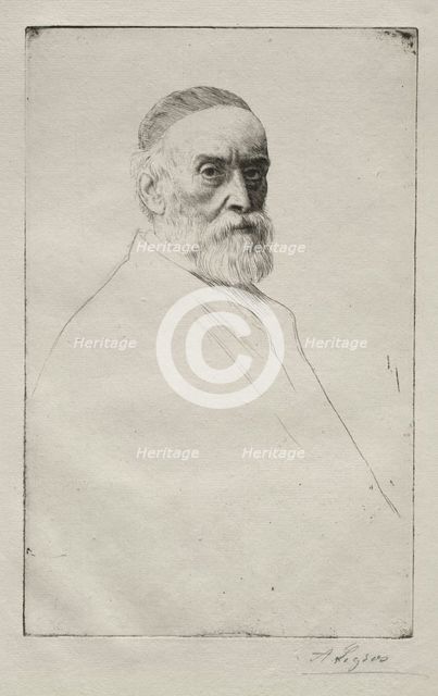 G. F. Watts. Creator: Alphonse Legros (French, 1837-1911).