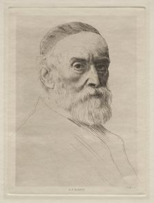 G. F. Watts. Creator: Alphonse Legros (French, 1837-1911)