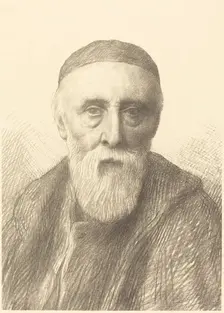 G.F. Watts, R.A., 2nd plate. Creator: Alphonse Legros