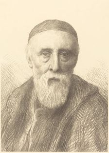 G.F. Watts, R.A., 2nd plate. Creator: Alphonse Legros