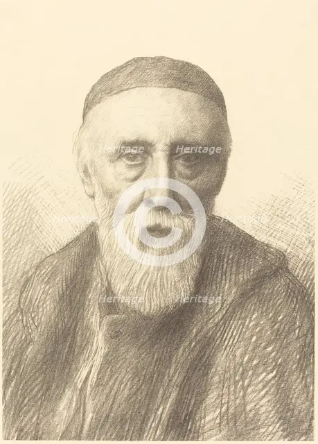 G.F. Watts, R.A., 2nd plate. Creator: Alphonse Legros.