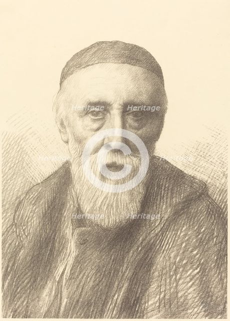 G.F. Watts, R.A., 2nd plate. Creator: Alphonse Legros.