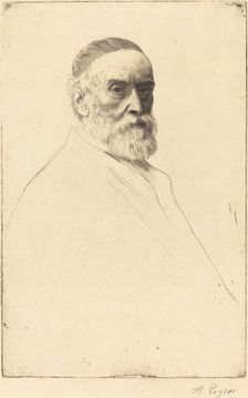 G.F. Watts, R.A.. Creator: Alphonse Legros