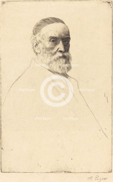 G.F. Watts, R.A.. Creator: Alphonse Legros.